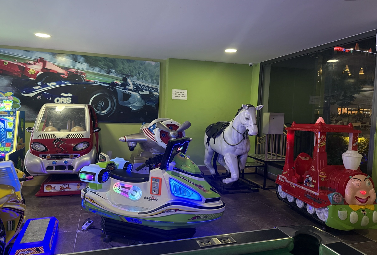 Kids area at Green Nature Arcade in Marmaris